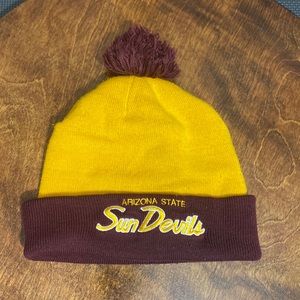 Y2K Nike Sun Devils Pom Beanie